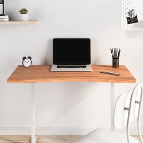 Tablero de escritorio madera maciza de haya 100x(55-60)x2,5 cm