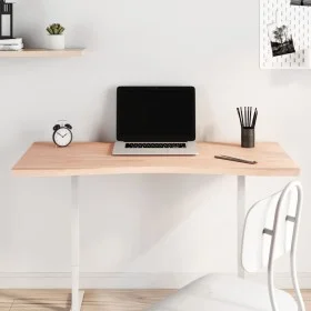 Tablero de escritorio madera maciza de haya 110x(50-55)x2,5 cm by , Desk accessories and products - Ref: Foro24-356040, Price...