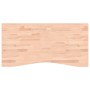 Massives Buchenholz-Schreibtischbrett 110x(50-55)x2,5 cm von , Schreibtischzubehör und Produkte - Ref: Foro24-356040, Preis: ...