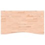 Massives Buchenholz-Schreibtischbrett 110x(55-60)x2,5 cm von , Schreibtischzubehör und Produkte - Ref: Foro24-356042, Preis: ...