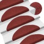 Stufenmatte 15 Stück roter gestanzter Stoff 56x17x3 cm von vidaXL, Treppenmatten - Ref: Foro24-132694, Preis: 40,54 €, Rabatt: %