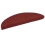 Stufenmatte 15 Stück roter gestanzter Stoff 56x17x3 cm von vidaXL, Treppenmatten - Ref: Foro24-132694, Preis: 40,54 €, Rabatt: %