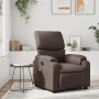 Sillón de masaje reclinable cuero sintético marrón by , Armchairs - Ref: Foro24-373443, Price: 269,29 €, Discount: %