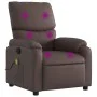 Sillón de masaje reclinable cuero sintético marrón by , Armchairs - Ref: Foro24-373443, Price: 269,29 €, Discount: %