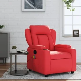 Massage-Sessel, verstellbar, aus Kunstleder, rot von , Sessel - Ref: Foro24-372439, Preis: 252,60 €, Rabatt: %