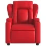 Sillón de masaje reclinable cuero sintético rojo by , Armchairs - Ref: Foro24-372439, Price: 252,60 €, Discount: %