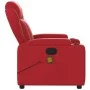 Sillón de masaje reclinable cuero sintético rojo by , Armchairs - Ref: Foro24-372439, Price: 252,60 €, Discount: %