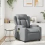Sillón reclinable de cuero sintético gris de , Sillones - Ref: Foro24-372430, Precio: 201,37 €, Descuento: %