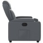 Sillón reclinable de cuero sintético gris by , Armchairs - Ref: Foro24-372430, Price: 205,24 €, Discount: %