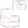 Graues Kunstleder-Sessel mit Liegefunktion von , Sessel - Ref: Foro24-372430, Preis: 201,51 €, Rabatt: %