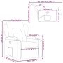 Roter Kunstleder-Fernsehsessel von , Sessel - Ref: Foro24-372432, Preis: 245,76 €, Rabatt: %