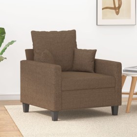 Braunes Stoffsofa, 60 cm. von , Sofas - Ref: Foro24-359254, Preis: 140,80 €, Rabatt: %
