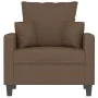 Sillón de tela marrón 60 cm by , Sofas - Ref: Foro24-359254, Price: 138,69 €, Discount: %