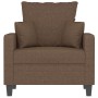 Sillón de tela marrón 60 cm by , Sofas - Ref: Foro24-359254, Price: 140,80 €, Discount: %