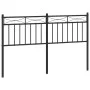 Black metal headboard 140 cm by , Headboards and footboards - Ref: Foro24-373724, Price: 39,28 €, Discount: %