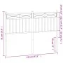 Kopfteil aus schwarzem Metall, 140 cm von , Kopf- und Fußteile - Ref: Foro24-373724, Preis: 39,28 €, Rabatt: %