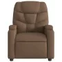 Sillón reclinable de tela marrón by , Armchairs - Ref: Foro24-372445, Price: 197,46 €, Discount: %
