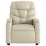 Cremefarbener Kunstleder-Fernsehsessel von , Sessel - Ref: Foro24-372466, Preis: 226,38 €, Rabatt: %