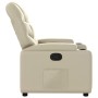 Cremefarbener Kunstleder-Fernsehsessel von , Sessel - Ref: Foro24-372466, Preis: 226,38 €, Rabatt: %