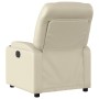 Cremefarbener Kunstleder-Fernsehsessel von , Sessel - Ref: Foro24-372466, Preis: 226,38 €, Rabatt: %