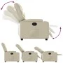 Cremefarbener Kunstleder-Fernsehsessel von , Sessel - Ref: Foro24-372466, Preis: 222,68 €, Rabatt: %