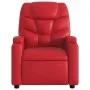 Sillón reclinable de cuero sintético rojo by , Armchairs - Ref: Foro24-372470, Price: 244,64 €, Discount: %