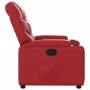 Sillón reclinable de cuero sintético rojo by , Armchairs - Ref: Foro24-372470, Price: 244,64 €, Discount: %