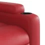 Sillón reclinable de cuero sintético rojo by , Armchairs - Ref: Foro24-372470, Price: 244,64 €, Discount: %