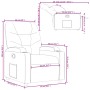 Roter Kunstleder-Fernsehsessel von , Sessel - Ref: Foro24-372470, Preis: 249,28 €, Rabatt: %