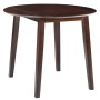 Brown MDF Round Drop Wing Table by vidaXL, Kitchen and dining tables - Ref: Foro24-245367, Price: 160,17 €, Discount: %