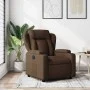 Sillón reclinable de tela marrón by , Armchairs - Ref: Foro24-372407, Price: 198,04 €, Discount: %