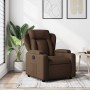 Sillón reclinable de tela marrón by , Armchairs - Ref: Foro24-372407, Price: 214,33 €, Discount: %