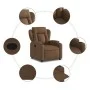 Sillón reclinable de tela marrón by , Armchairs - Ref: Foro24-372407, Price: 198,04 €, Discount: %