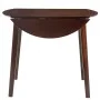 Brown MDF Round Drop Wing Table by vidaXL, Kitchen and dining tables - Ref: Foro24-245367, Price: 158,36 €, Discount: %