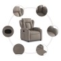 Sillón reclinable de tela gris taupe by , Armchairs - Ref: Foro24-372411, Price: 256,71 €, Discount: %