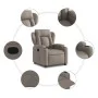 Taupefarbener Stoff-Liegesessel von , Sessel - Ref: Foro24-372411, Preis: 250,39 €, Rabatt: %