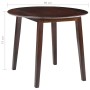 Brauner runder Drop-Wing-Tisch aus MDF von vidaXL, Küchen- und Esstische - Ref: Foro24-245367, Preis: 160,17 €, Rabatt: %