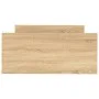 Bettgestell aus Sonoma-Eichensperrholz, 100 x 200 cm von , Betten und Lattenroste - Ref: Foro24-835934, Preis: 88,06 €, Rabat...