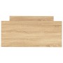 Estructura de cama madera contrachapada roble Sonoma 100x200 cm de , Camas y somieres - Ref: Foro24-835934, Precio: 84,75 €, ...