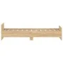 Estructura de cama madera contrachapada roble Sonoma 100x200 cm de , Camas y somieres - Ref: Foro24-835934, Precio: 88,06 €, ...