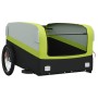 Remolque para bicicleta hierro negro y verde 45 kg by , Bicycle trailers - Ref: Foro24-94053, Price: 98,52 €, Discount: %