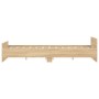 Bed frame with Sonoma oak headboard and footboard 150x200 cm by , Beds and slatted bases - Ref: Foro24-3203756, Price: 122,52...