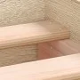 Bed frame with Sonoma oak headboard and footboard 150x200 cm by , Beds and slatted bases - Ref: Foro24-3203756, Price: 121,79...