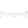 Bed frame with headboard and footboard white 140x190 cm by , Beds and slatted bases - Ref: Foro24-3203782, Price: 173,95 €, D...