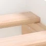 Bed frame with headboard and footboard white 140x190 cm by , Beds and slatted bases - Ref: Foro24-3203782, Price: 173,95 €, D...
