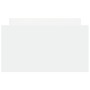 White bed frame with headboard and footboard 100x200 cm by , Beds and slatted bases - Ref: Foro24-3203796, Price: 215,21 €, D...