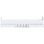 White bed frame with headboard and footboard 100x200 cm by , Beds and slatted bases - Ref: Foro24-3203796, Price: 215,21 €, D...