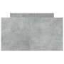 Concrete gray bed frame with headboard and footboard 90x200cm by , Beds and slatted bases - Ref: Foro24-3203806, Price: 196,0...