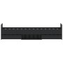 Estructura de cama con cabecero piecero negro 90x200 cm de , Camas y somieres - Ref: Foro24-3203804, Precio: 235,15 €, Descue...