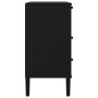 Kommode SENJA im Rattan-Look aus massiver Kiefer in Schwarz 80x40x80cm von , Schubladen - Ref: Foro24-358024, Preis: 149,34 €...